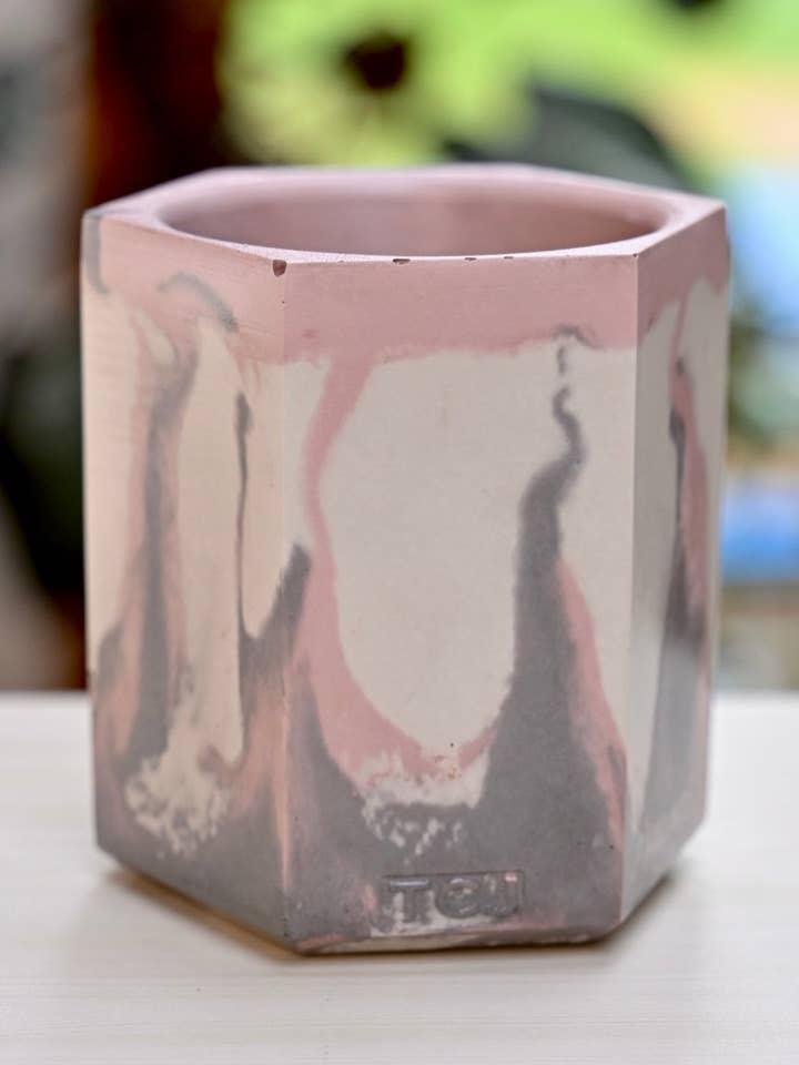 Unique Hexagon Pot for wholesale by The Curated Jungle