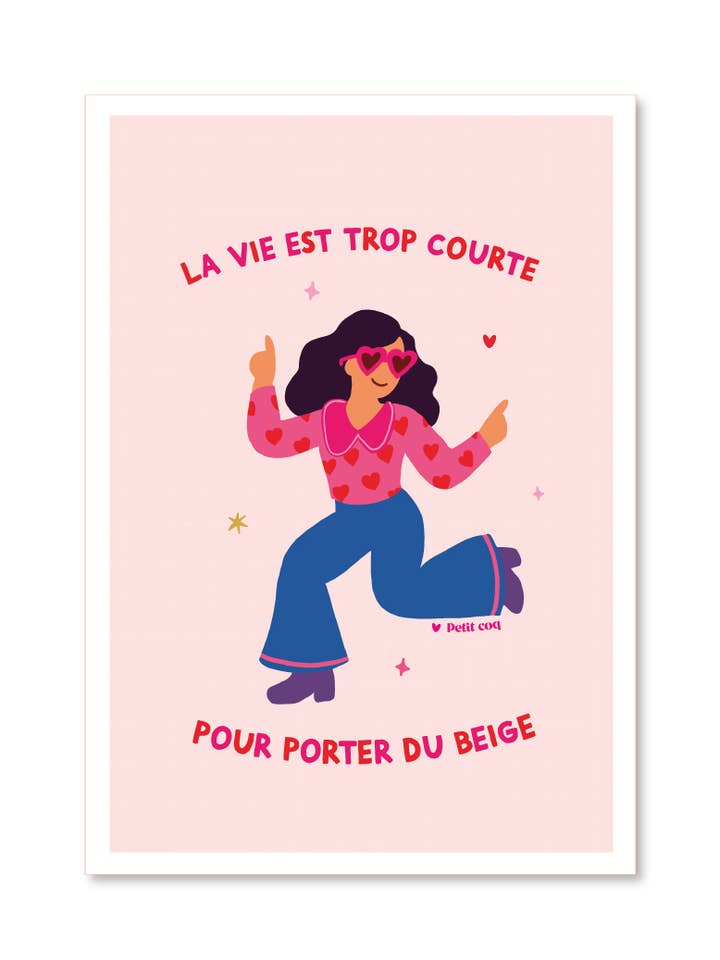 Toon Het leven is te kort voor wholesale door Petit Coq