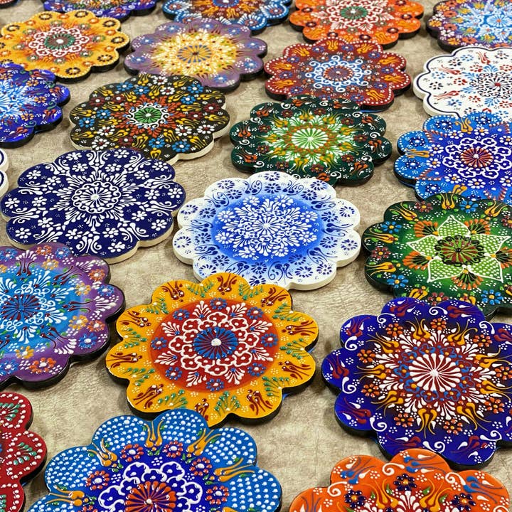 Mediterranean Collection – Engroshandel Bordskåner – Keramiske tyrkiske håndlavede trivets2
