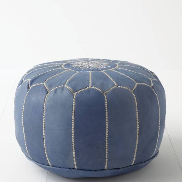 DarKech – wholesale Sittpuff – Marockansk läder fotpall ottomanska, handgjord sittpuff
