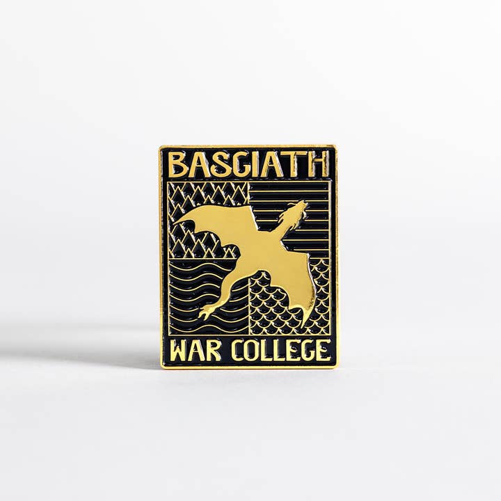 Kingdom of Threads - Wholesale Lapel pin/button - Basgiath War College Emblem Enamel Pin | Fourth Wing