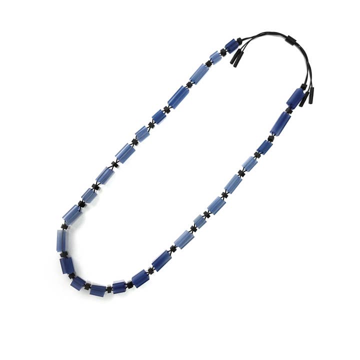 ALEX+SVET - Wholesale Beaded/Pearl Necklace - TOLEDO hand-dyed rubber long necklace INFINITE line5