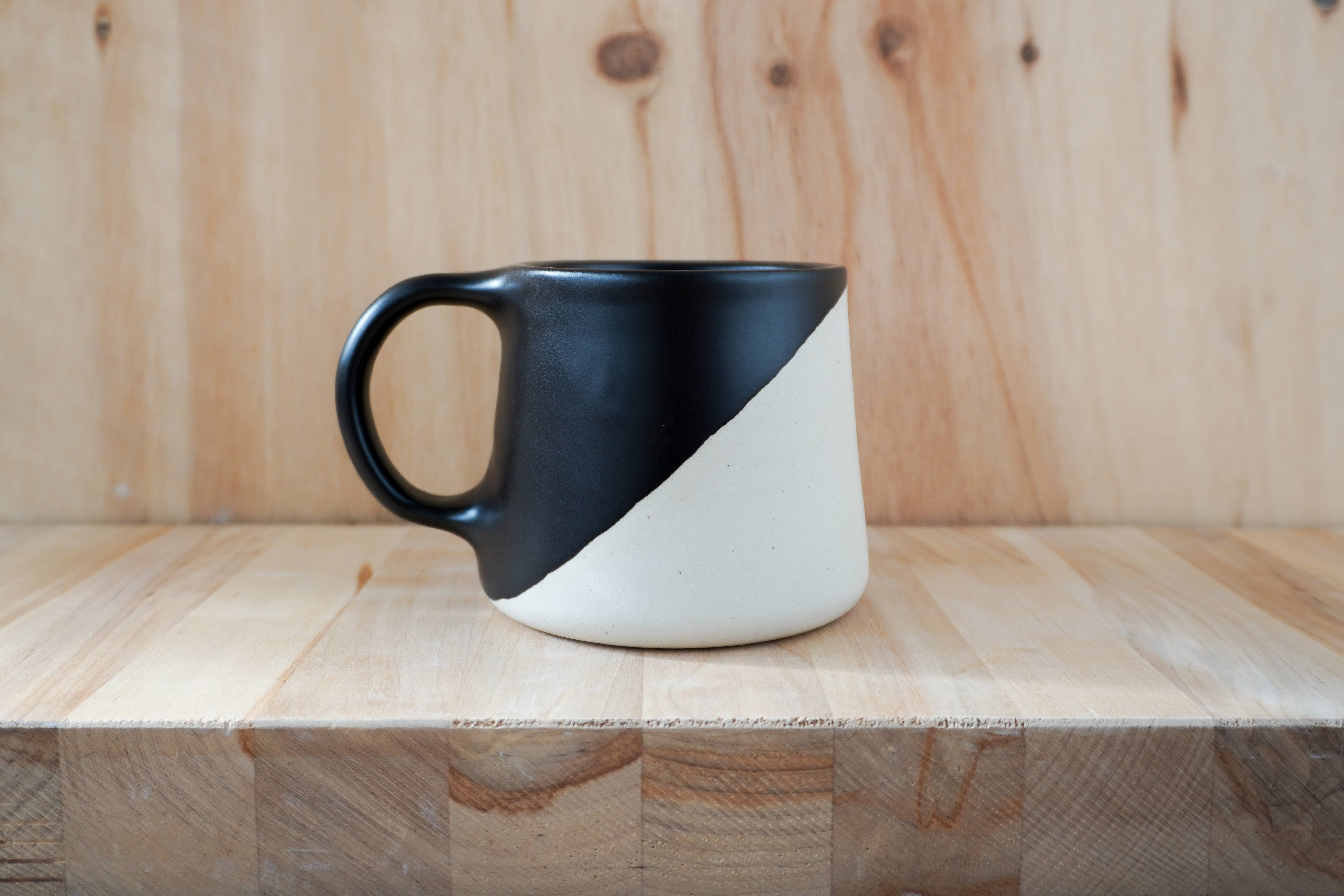 Shelby Page Ceramics - Wholesale Coffee Mug - Classic Taper Mug - Angle Dip8