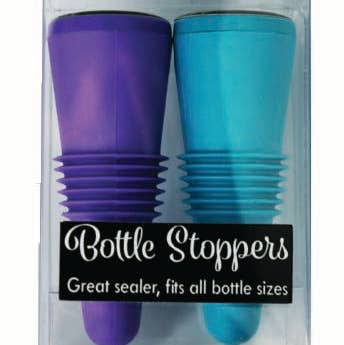 The Wine Steward LLC - Wholesale Wine Stopper - Two Pack Bottle Stoppers0