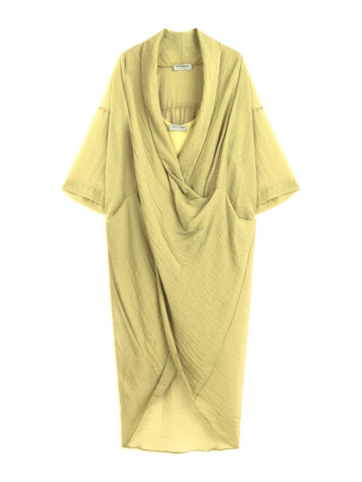 Giallo Abito midi oversize in vendita all'ingrosso su Faire6