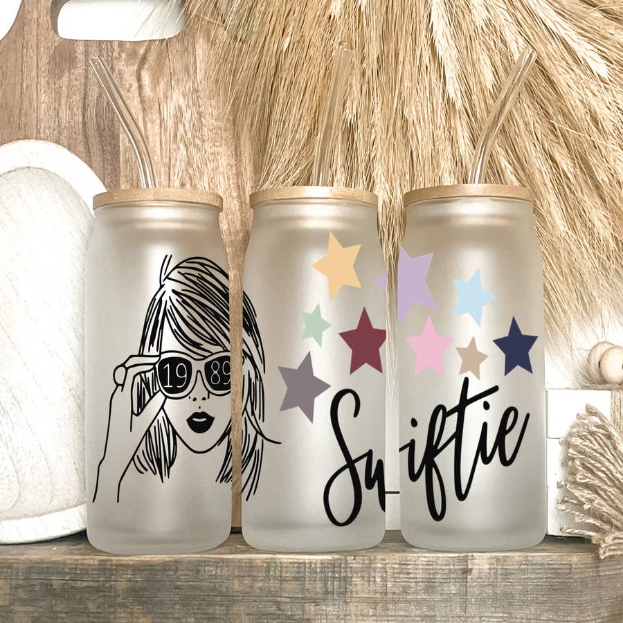 Taylor Swift Glass Cup – Gracefully Made Wholesale