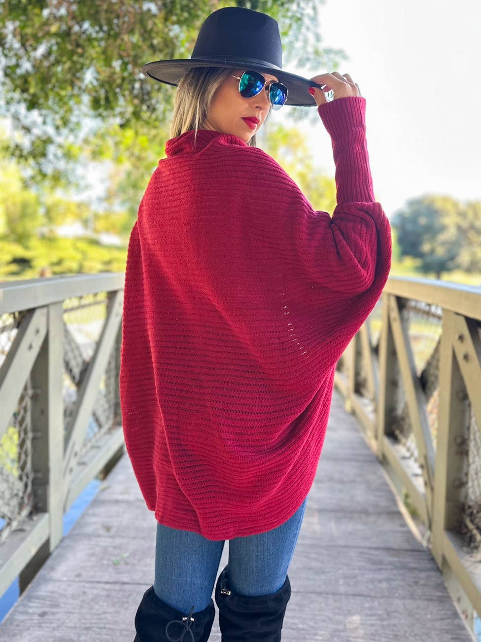 Burgundy Soft Rib Knitted Shrug Cardigan for wholesale on Faire6