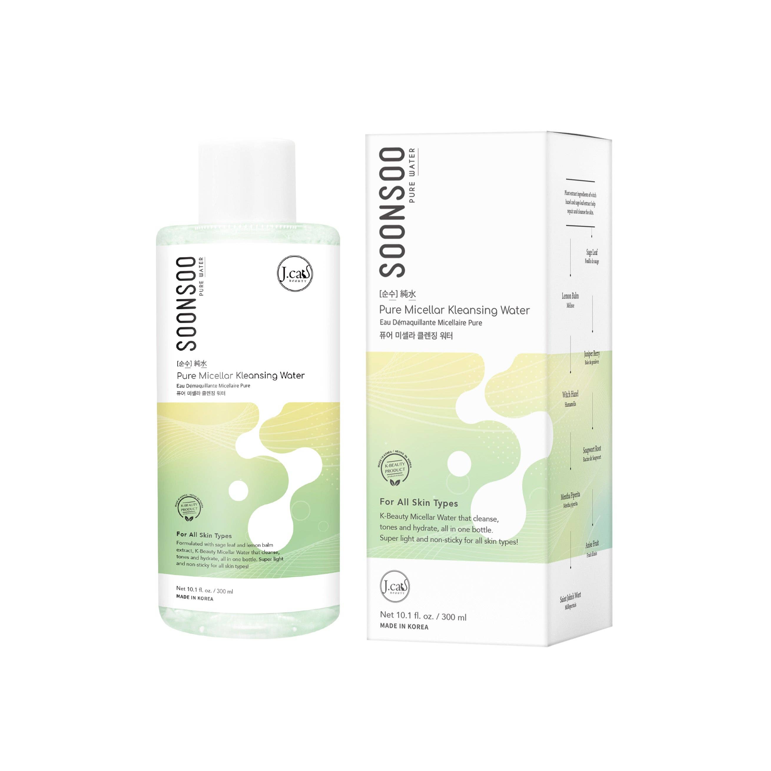 J.Cat Beauty – wholesale Make-up remover – Soonsoo Pure Micellar Kleansing Water1