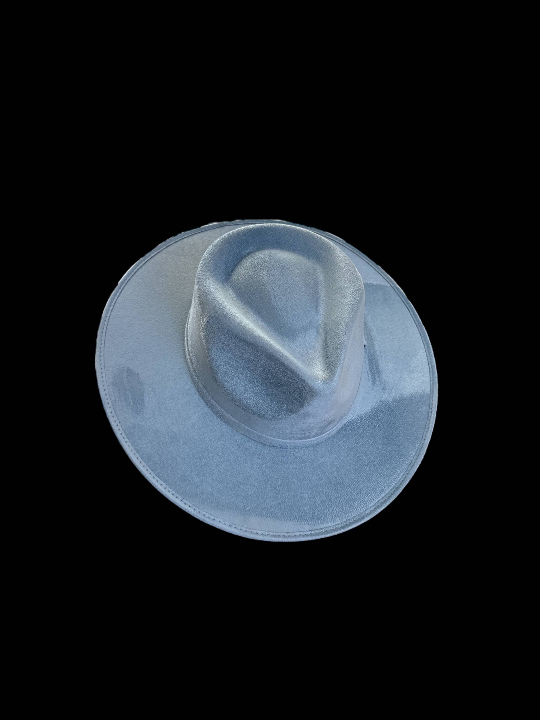 Nati Natash - Wholesale Fedora - Women's - Tear Drop Vegan Suede Rancher Flat Brim24