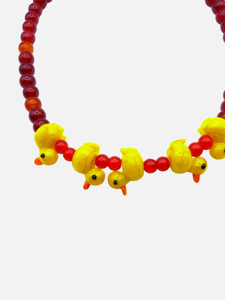 5 Ducks & Brown Beads for wholesale by Le Club Olive