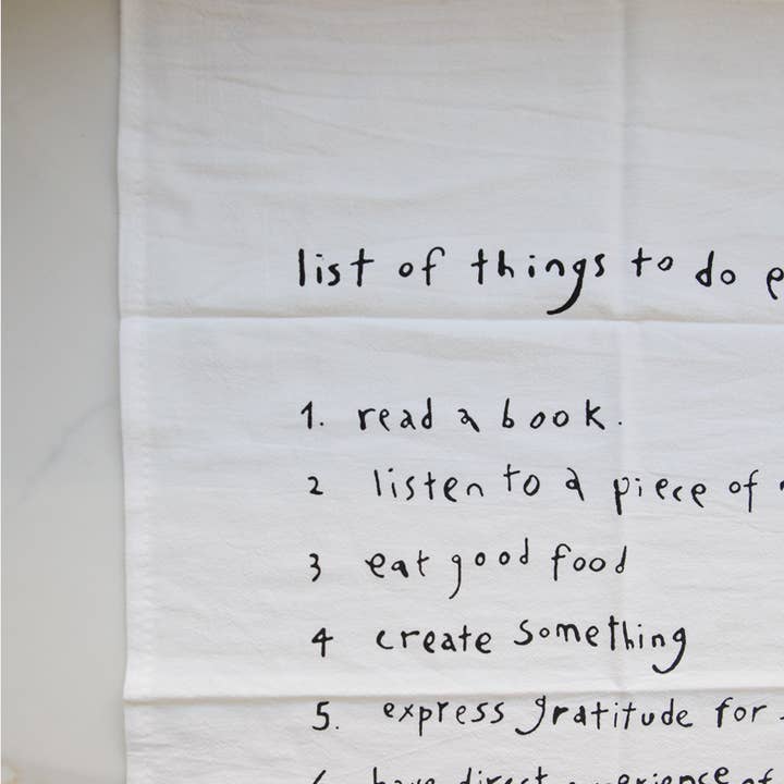 Fodory - Wholesale Dinner & Cloth Napkin - To Do List Napkin