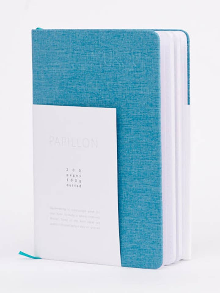 Dzukou Papillon — Cuaderno de lino, A5, tapa dura, páginas en blanco para venta al por mayor de Dzukou B.V.