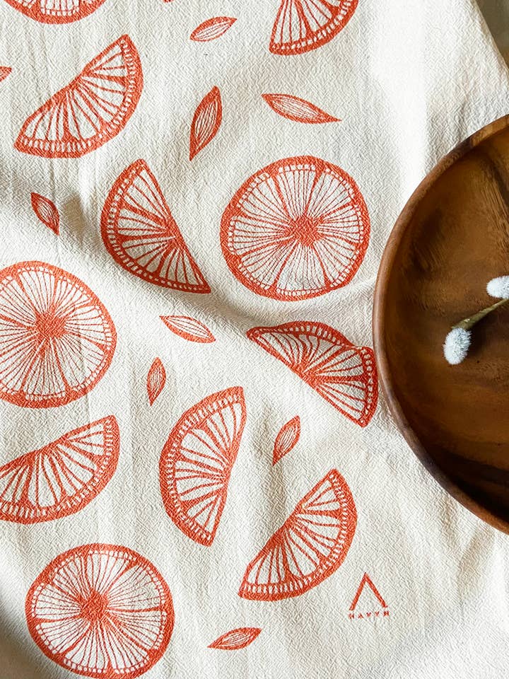 Citrus Organic Kökshandduk Orange - 20x24 för wholesale av HAVYN