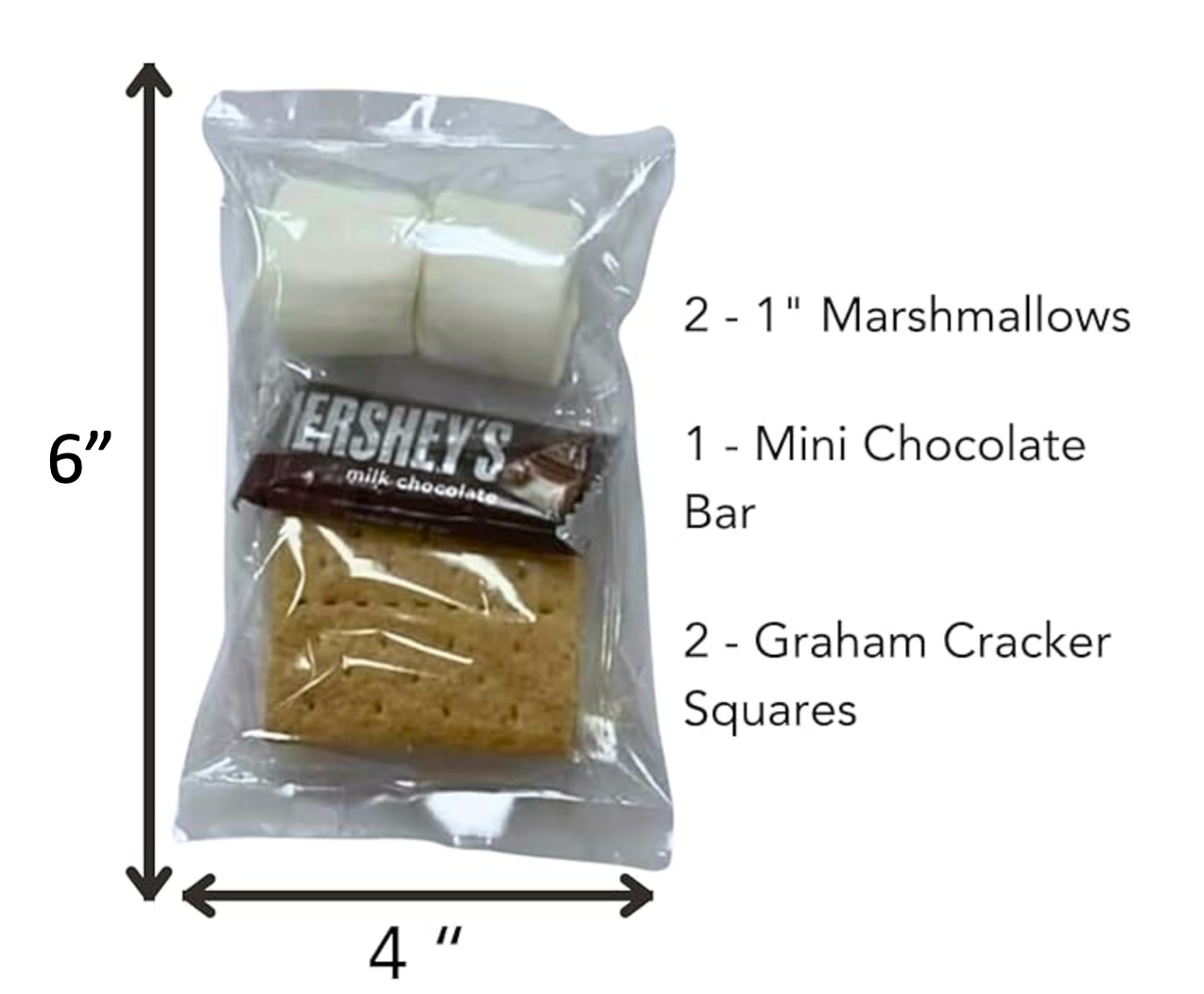Candy With A Twist - Wholesale Chocolate Covered Sweets - S'more Pack individually wrapped with milk chocolate4