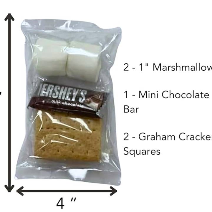 Candy With A Twist - Wholesale Chocolate Covered Sweets - S'more Pack individually wrapped with milk chocolate4