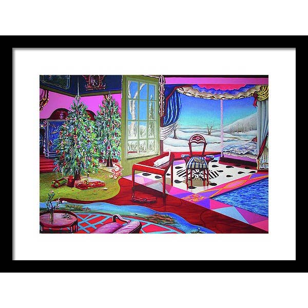 Sharon Tatem Fashion LLC - Wholesale Painting/Drawing - Christmas Painting - Framed Print12