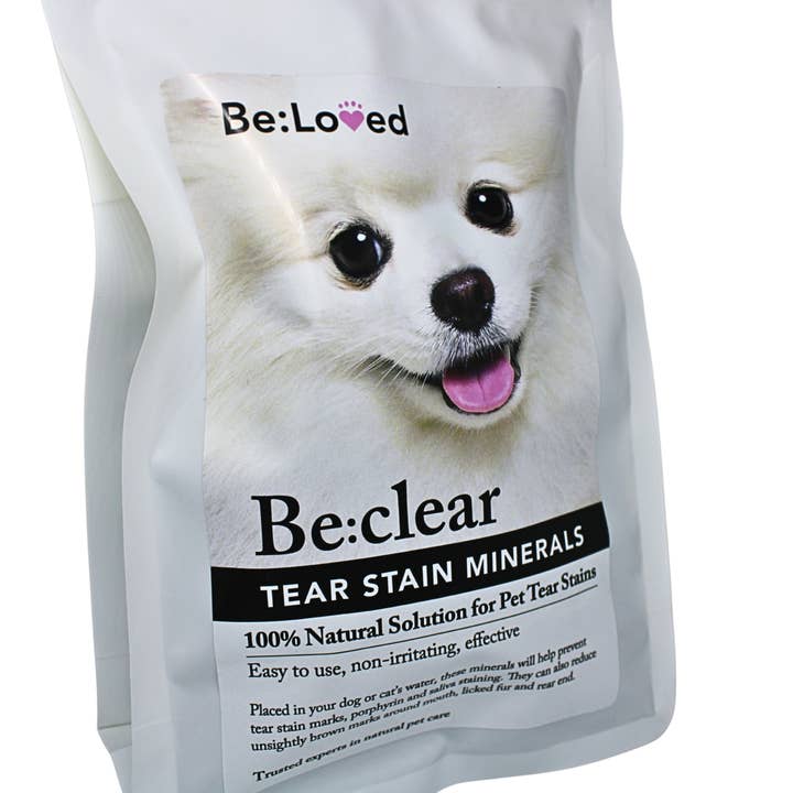 BeLoved, Natural Dog Grooming Products. - Wholesale Voedingssupplementen voor huisdieren - Kat/Hond - Be:Clear - Traanvlek Preventie Mineralen1