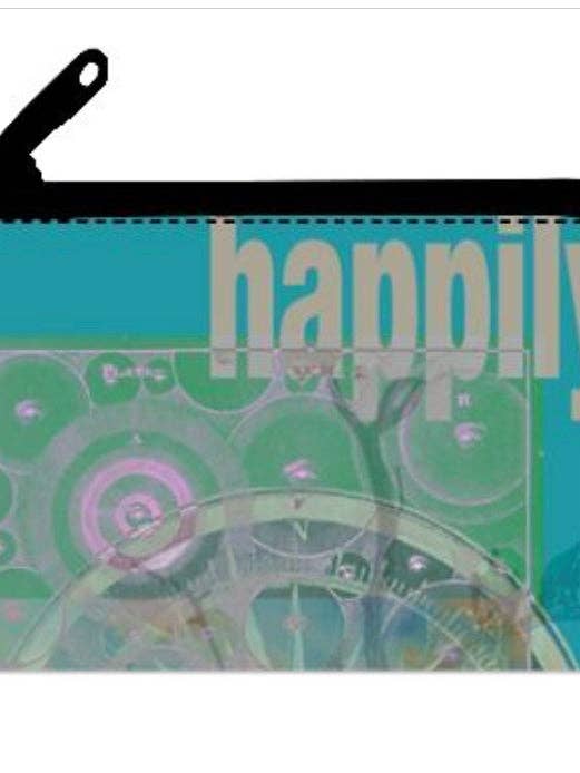 Kartenetui mit Schlüsselring - Happily für den Großhandel von VivaTheCircle