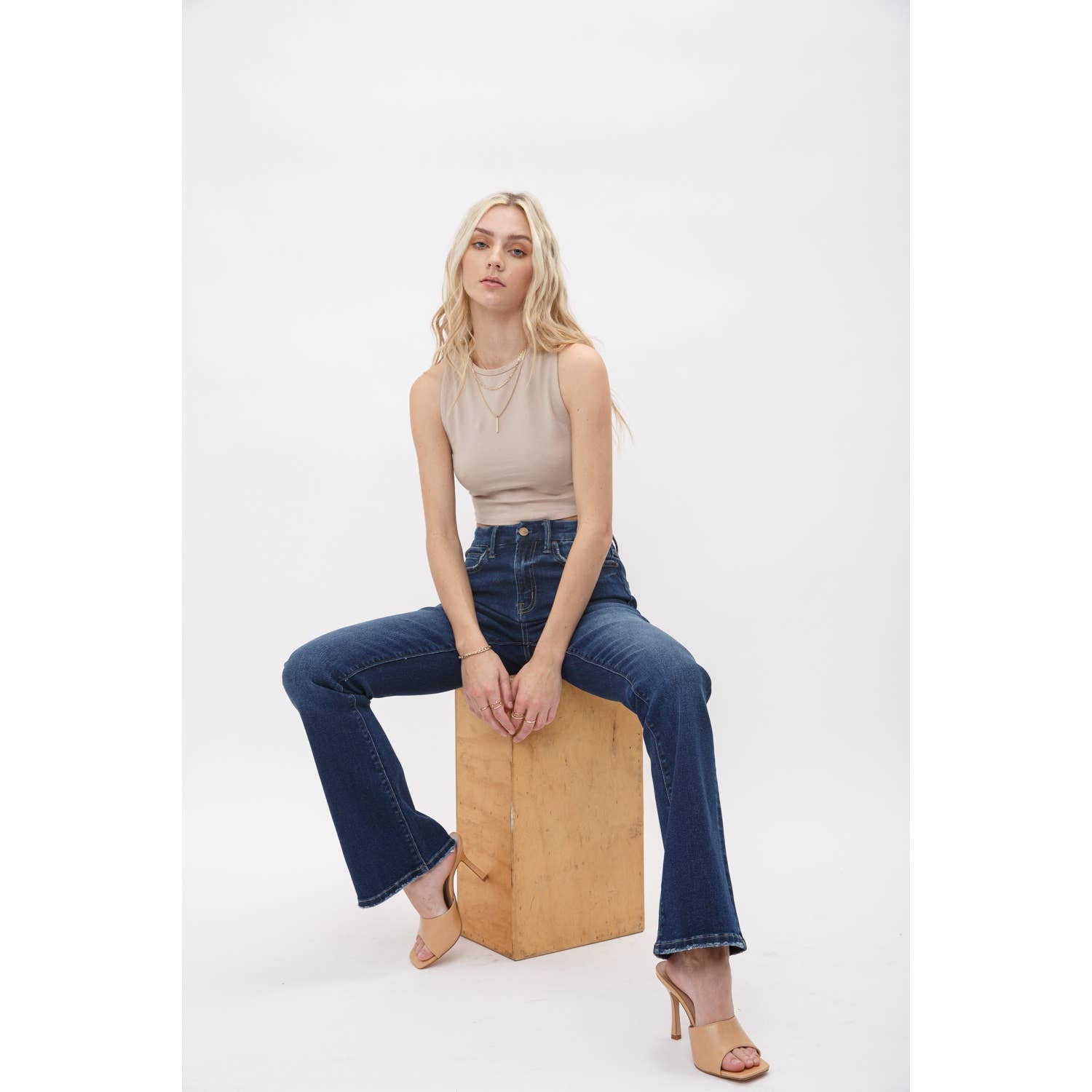 QUARTET HIGH RISE BOOT CUT for wholesale on Faire6