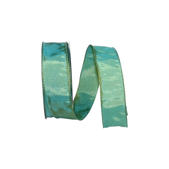 Katy May Elegance Wired Edge, Jade, 1-1/2 In, 25 Yards for wholesale by RELIANT RIBBON