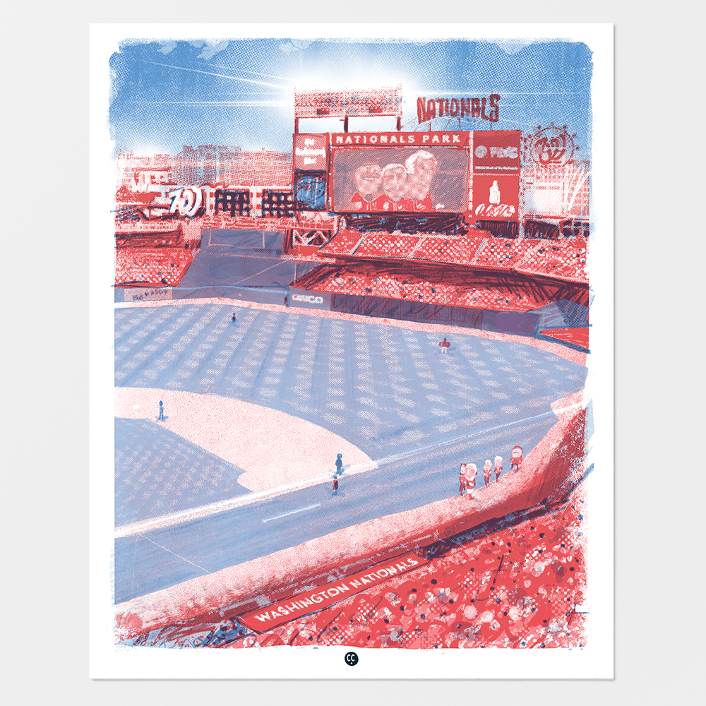 The Culture Curious - Vendita all'ingrosso Cartoline - Cartolina del Nationals Park3