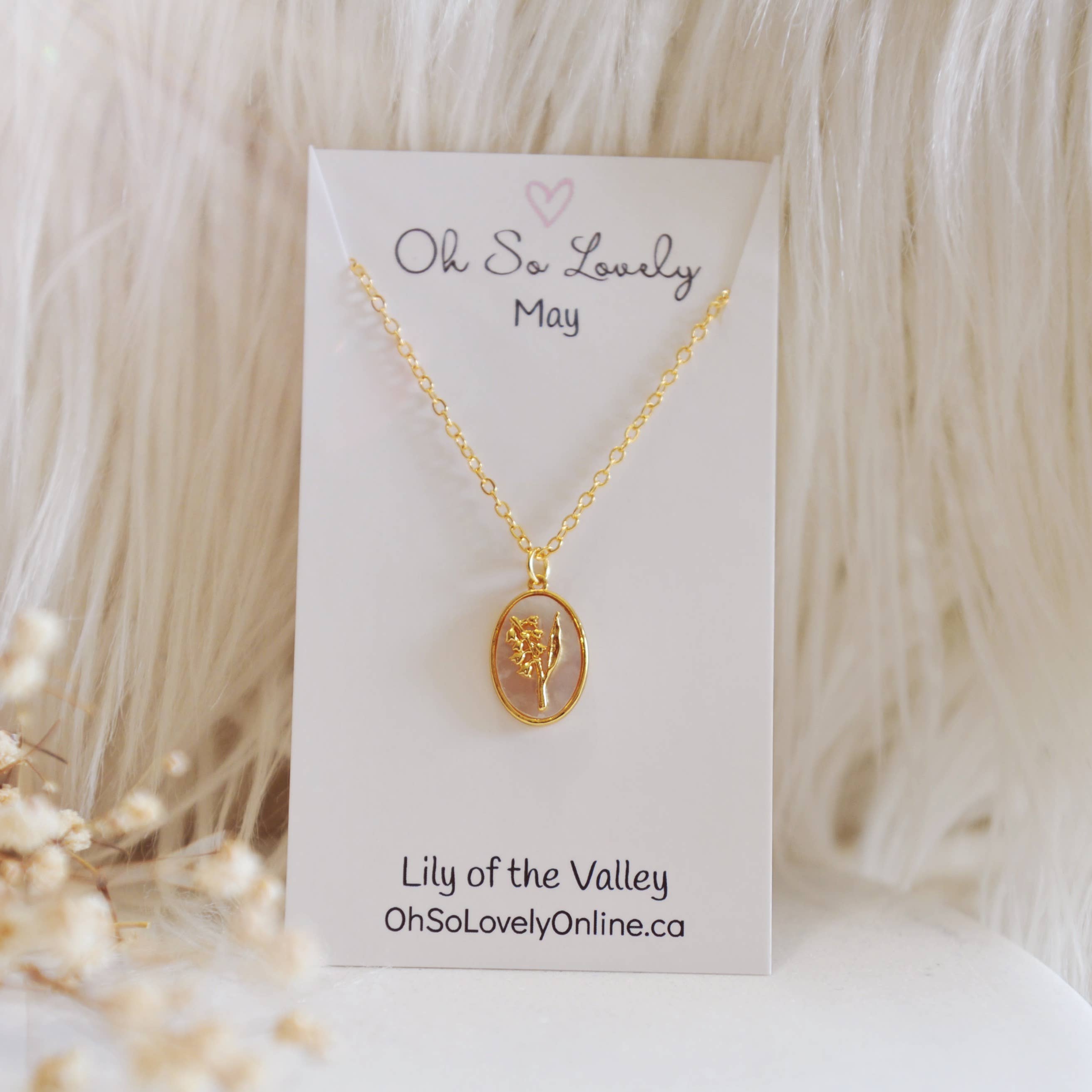 Oh So Lovely - Wholesale Pendant/Charm Necklace - Flora Birth Flower Necklace13