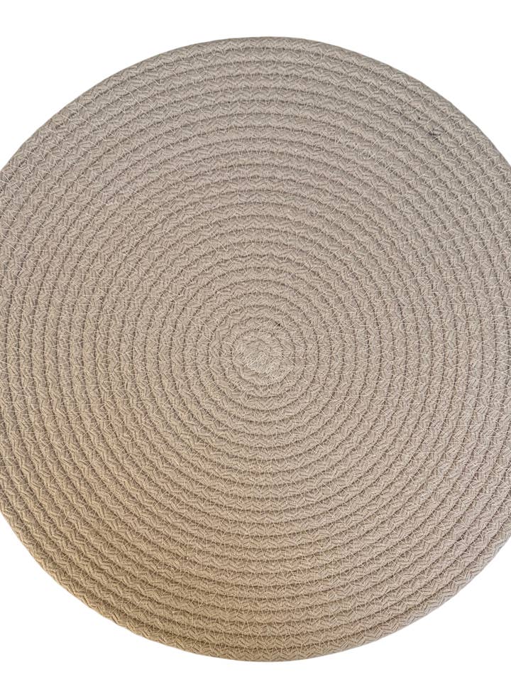 Conjunto de Placemat de Corda Óssea Tingido à Mão por atacado de Whigstock Studio