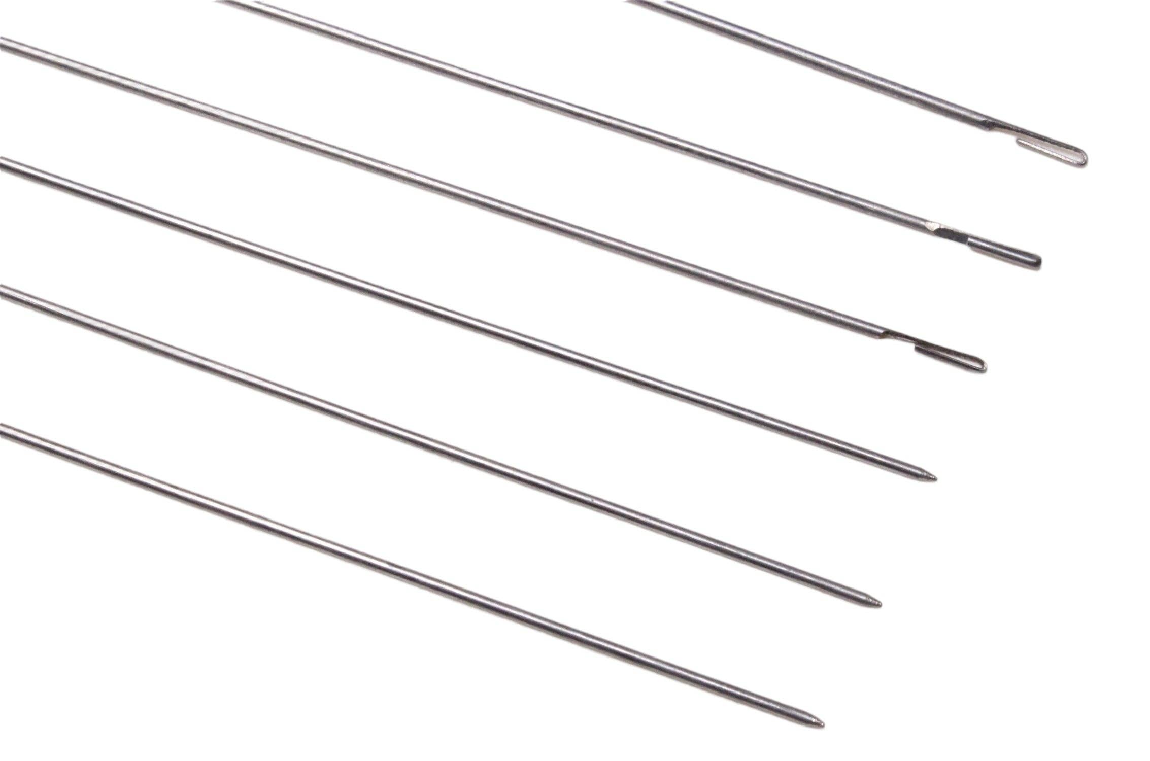 Foliesbijoux – wholesale Hantverkstillbehör – Trådningnål för pärlor i storlekarna 0,4, 0,6 och 0,8 mm0