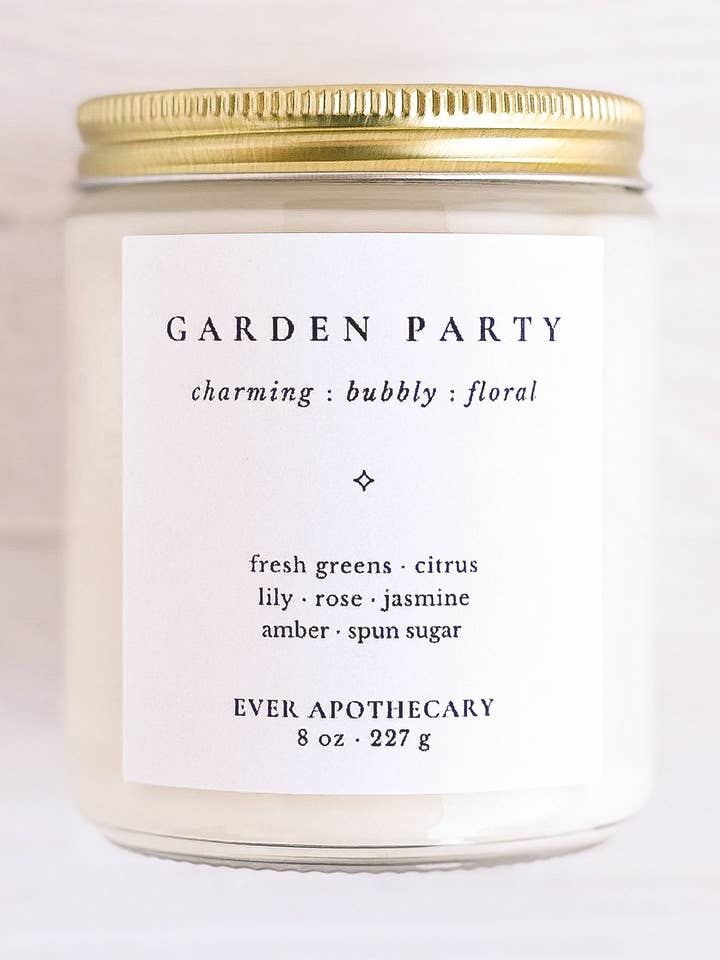 Garden Party Candle for wholesale by Ever Apothecary