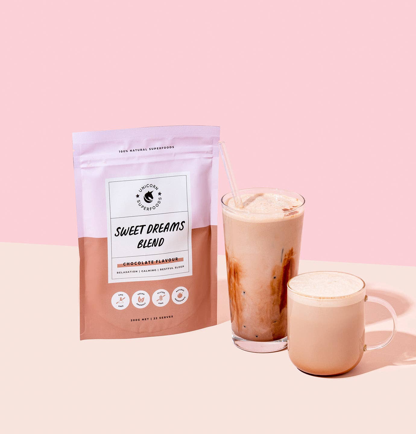 Unicorn Superfoods - Wholesale Proteïne/superfoodpoeder - Sweet Dreams Mix - Kalmerende Chocoladedrank voor Rustige Slaap4