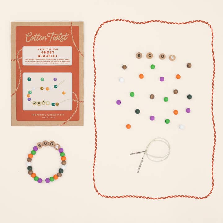 Cotton Twist (USA DUTIES PAID) - Wholesale DIY Jewellery – Child - Make Your Own Ghost Bracelet3