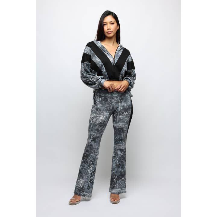 Batwing Hooded Top & Pants Set for wholesale by DORCAS