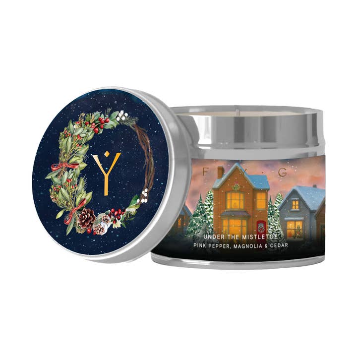 Vela en Lata Bajo el Muérdago para venta al por mayor de FYG