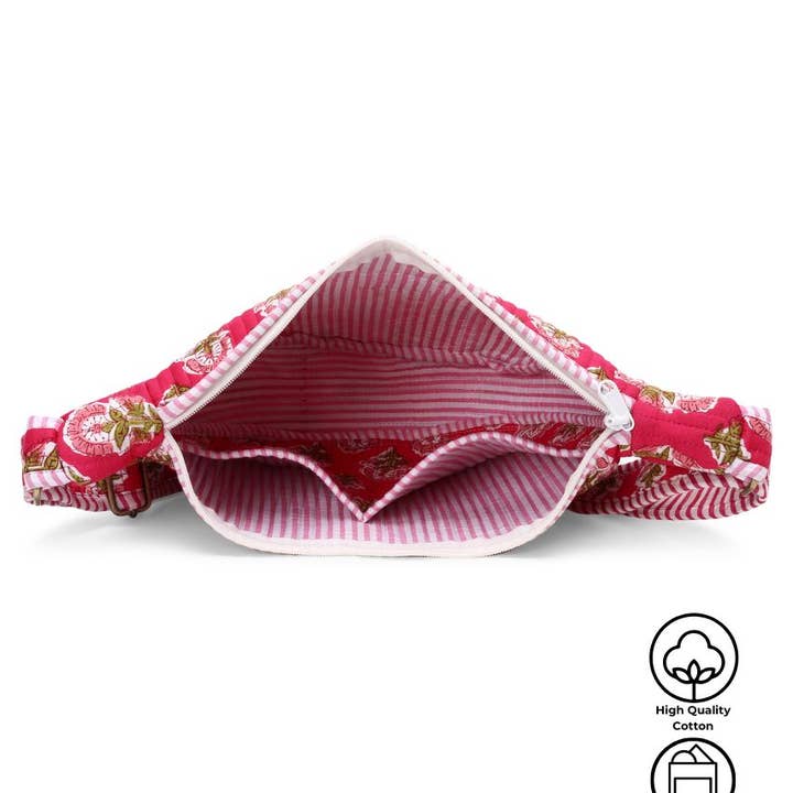 Hi Handmade - Wholesale Crossbody bag – Women's - Cotton Sling Bag - Pink3