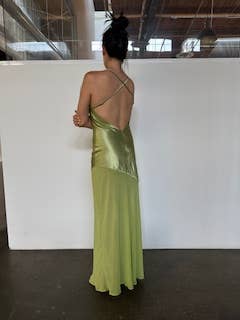 Audrey 3+1 – wholesale Gown – Women's – Diamond Slip Contrast Maxi-YDA7364