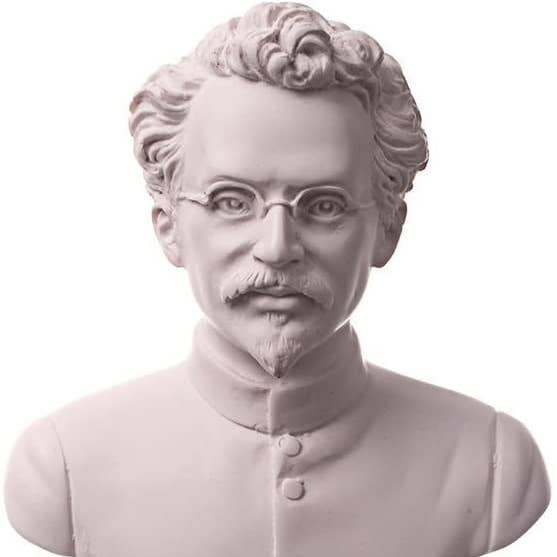 Soviet Communist Trotsky Marble Bust Statue 6.4'' (16 cm) for wholesale by danila-souvenirs