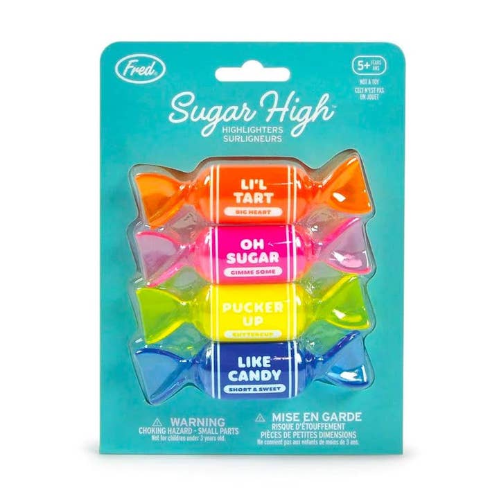 Sugar High - Candy Highlighters-4 for wholesale by Fred & Friends