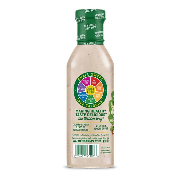 Walden Farms - Wholesale Salad Dressing - Creamy Bac'n Zero Calorie Dressing (12 oz)1