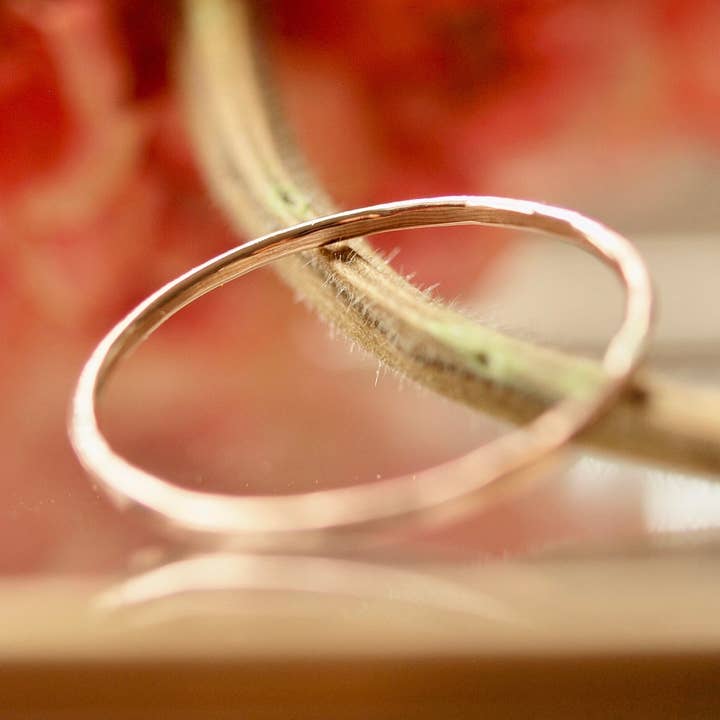 Thin Ring, Stacking Ring, Thumb Ring, 14K gold filled for wholesale by Siebijoux