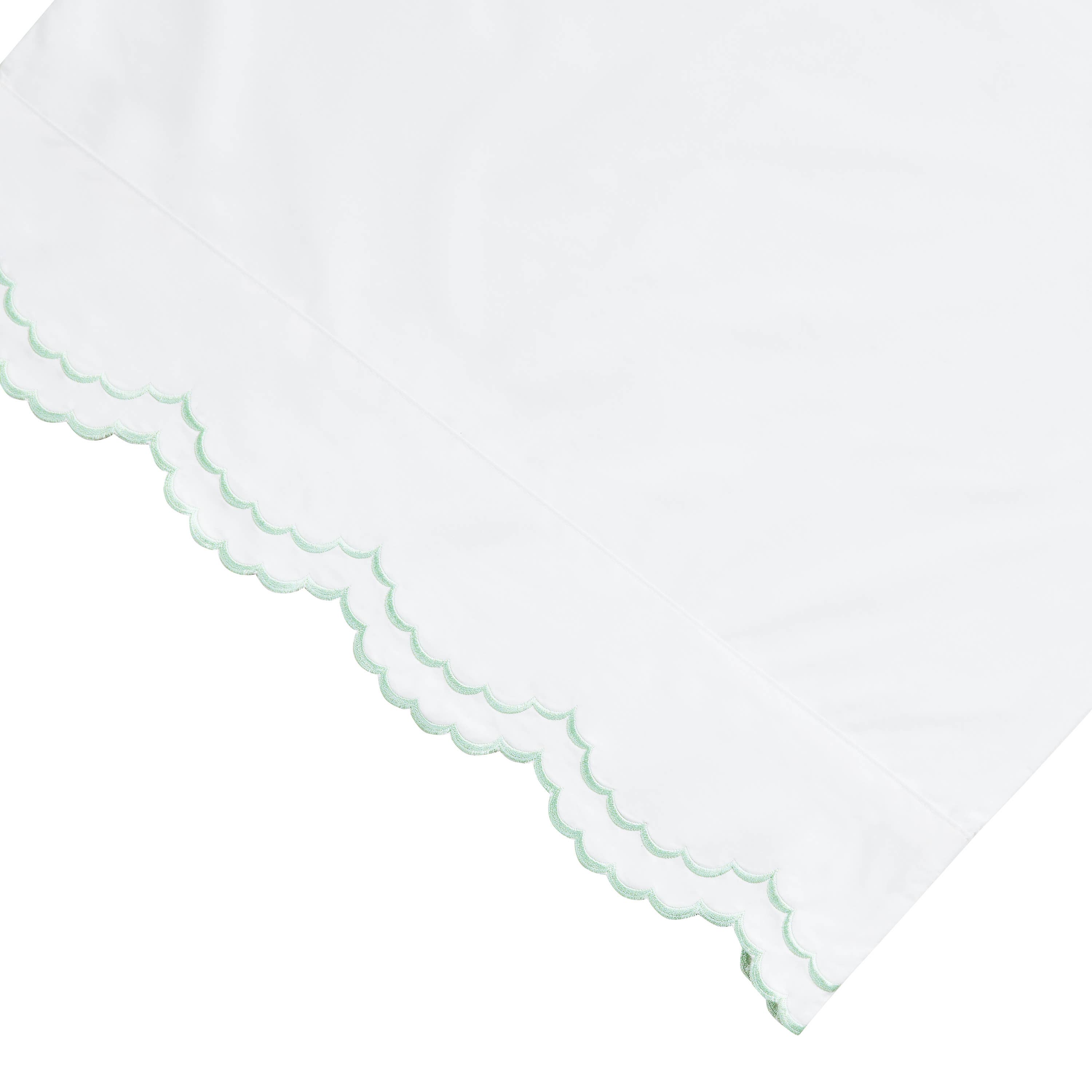 Mélange Home - Wholesale Sheet Set - Double Scallop Embroidered Cotton Percale Sheet Set19