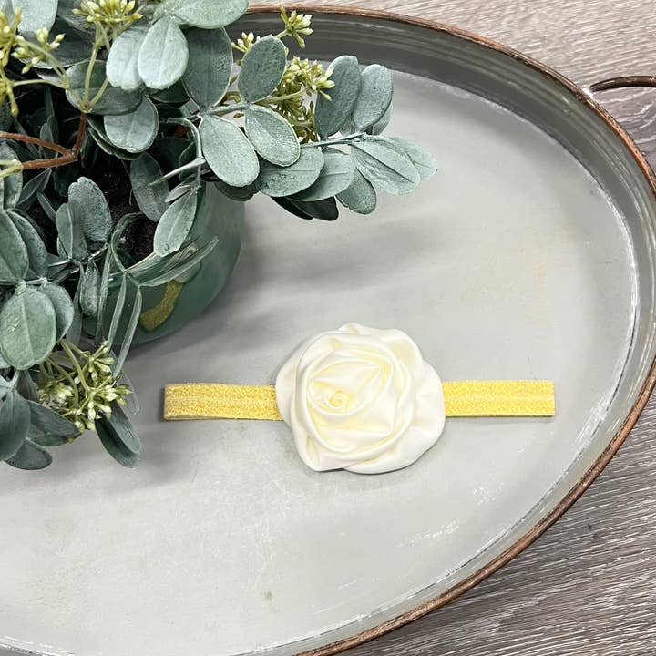 Two Cute Boutique LLC – Bandana - Crianças por atacado – Banda de cabeça rosa acetinado