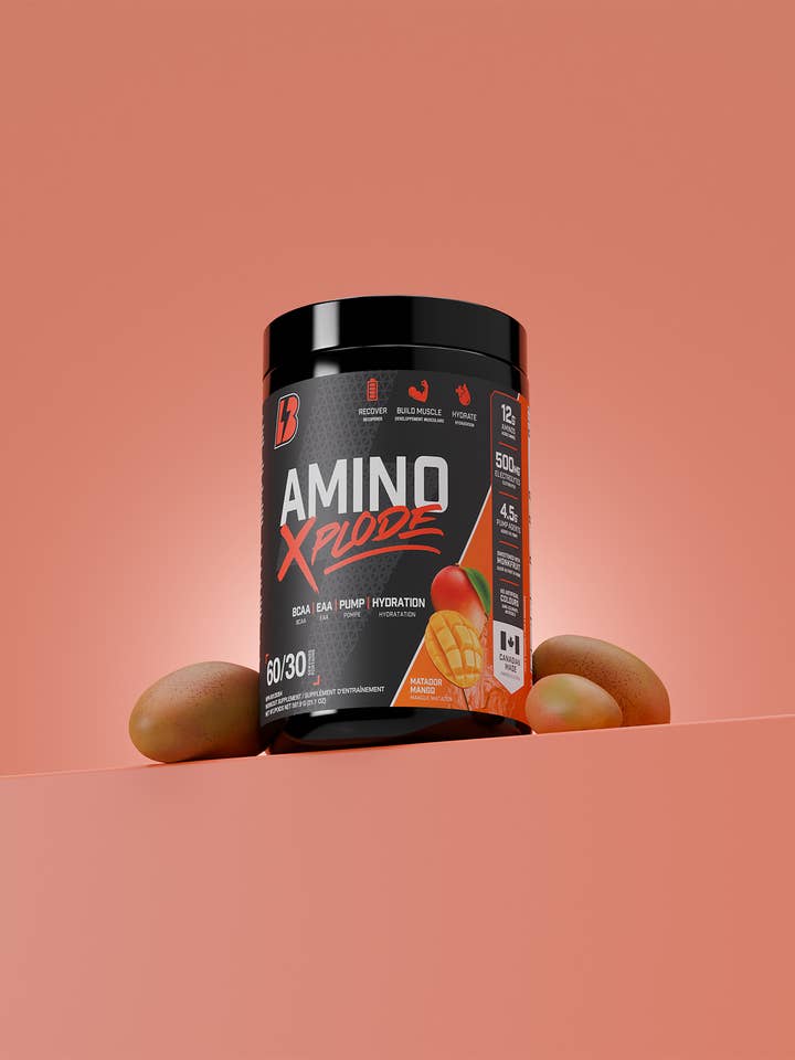 Amino Xplode - EAA/BCAA/Hidratação - Manga Matador por atacado de BULL Nutrition