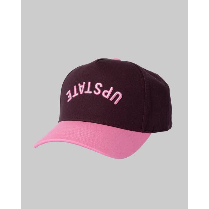 Upstate Inverse Hat - Black Cherry / Pink for wholesale by Hamilton & Adams