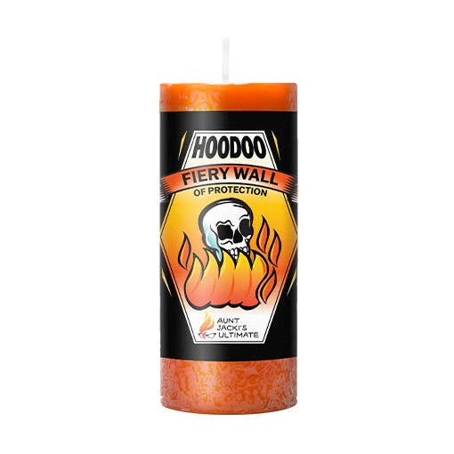 Tante Jackis Hoodoo Fiery Wall of Protection Candle for engroshandel hos Coventry Creations