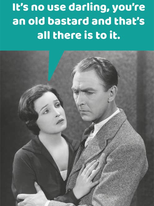 Cartão de aniversário engraçado para ele - Antigo Bastardo por atacado de Comedy Card Company