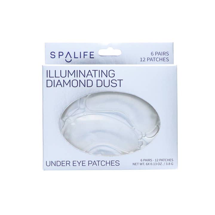 My Spa Life - Wholesale Eye Treatment Mask - Illuminating Diamond Dust Under Eye Masks- 6 Pairs