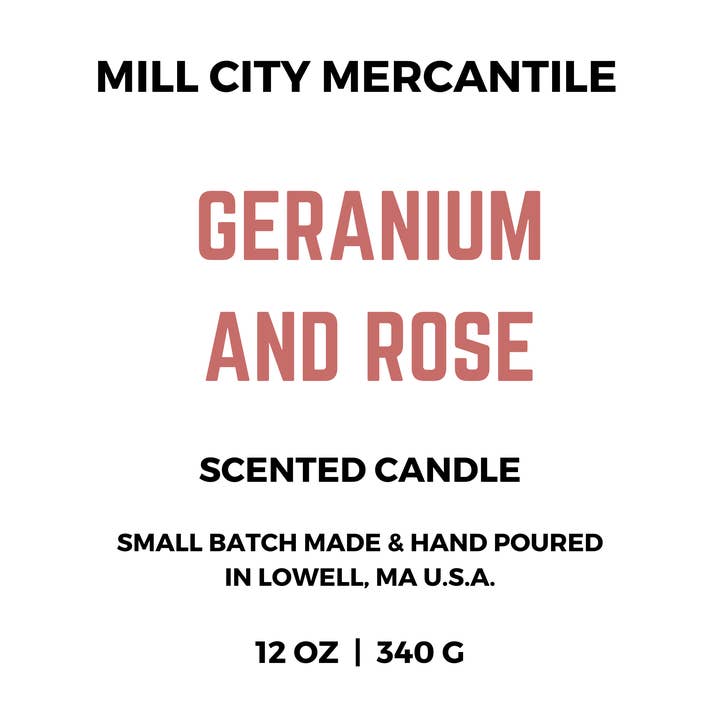 PELARGON OCH ROSENLJUS för wholesale av MILL CITY MERCANTILE