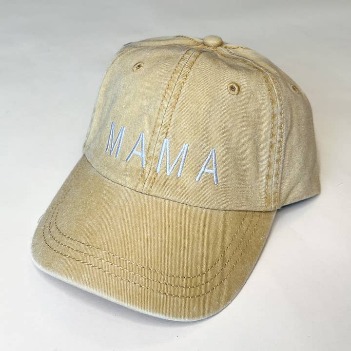 Mama Basic Embroidered Baseball Cap for wholesale by Merce and Company
