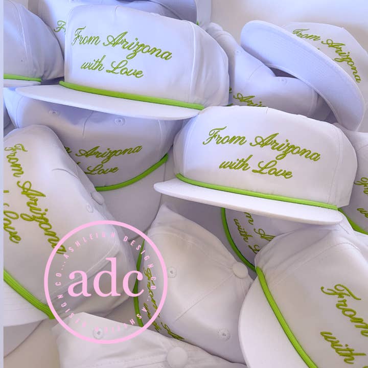 AshleighDesignCo - Wholesale Trucker hat – Unisex - Custom Flat Bill Hat - Bulk Orders 1