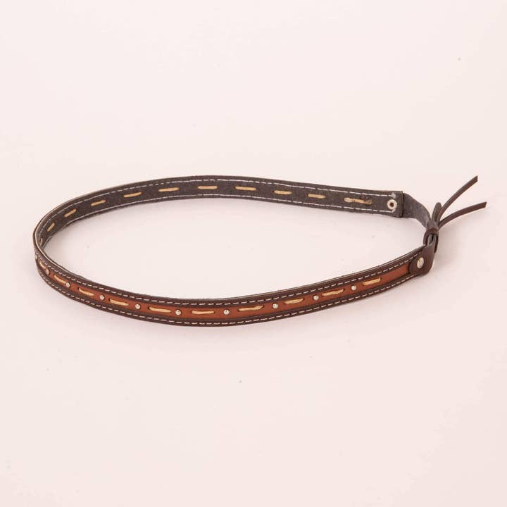 American Hat Makers - Wholesale Bandana - Unisex - Cowboy Hat Band - Style Dillon Brown